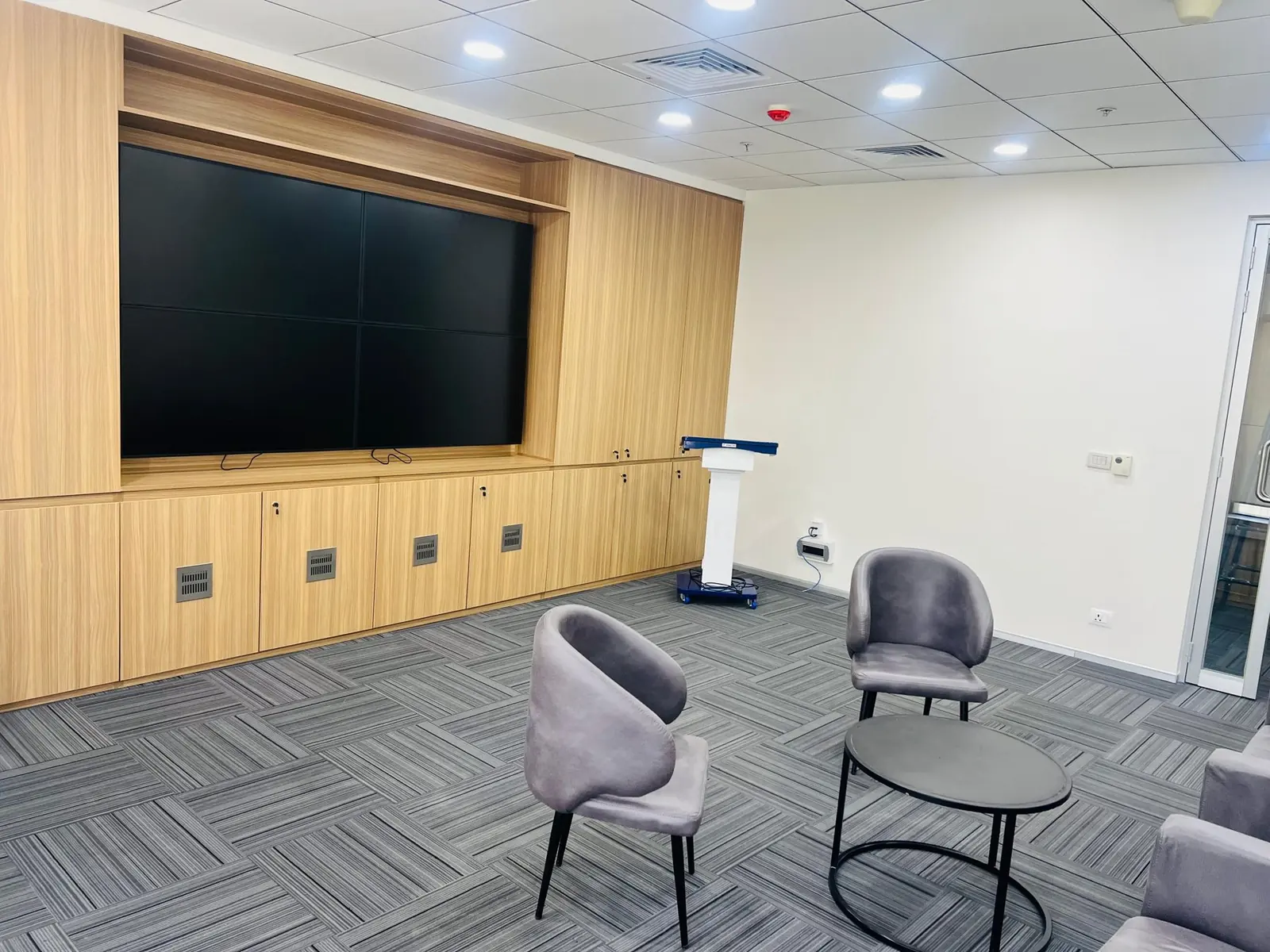 Conference room fitted out by Ebony Interiors